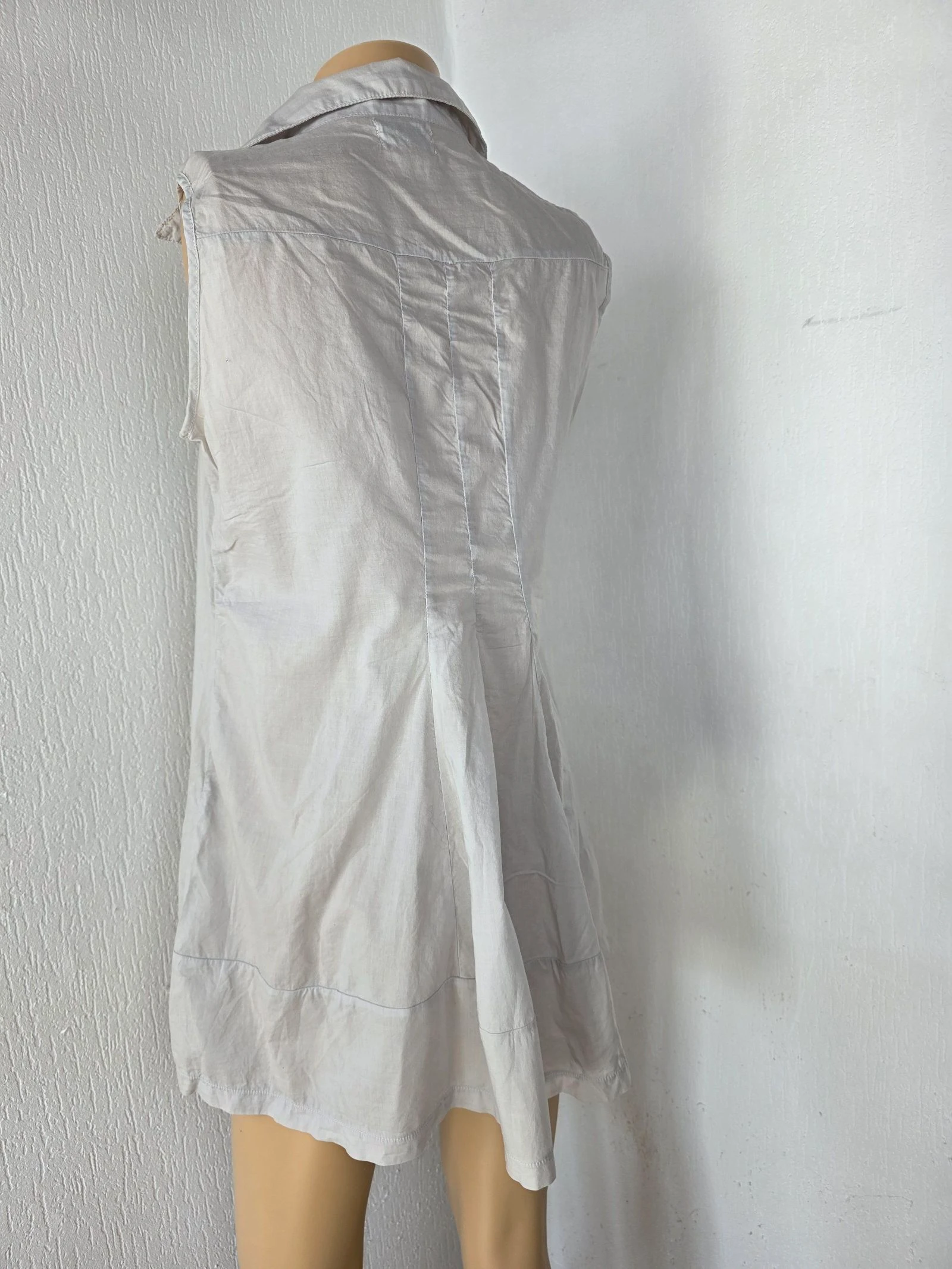 Túnica sem mangas de algodão vintage Y2k nova tamanho 40/42 – photo 4